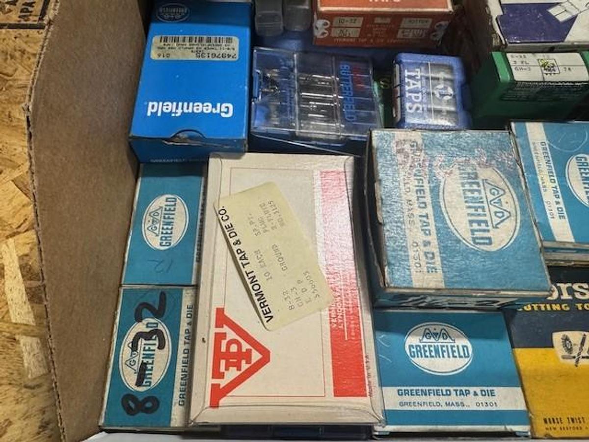 Used SAE Standard Hand Taps Coarse and Fine Thread