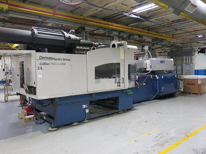 Used 2004 Demag Plastics Group Demag Caliber Model 730/4300