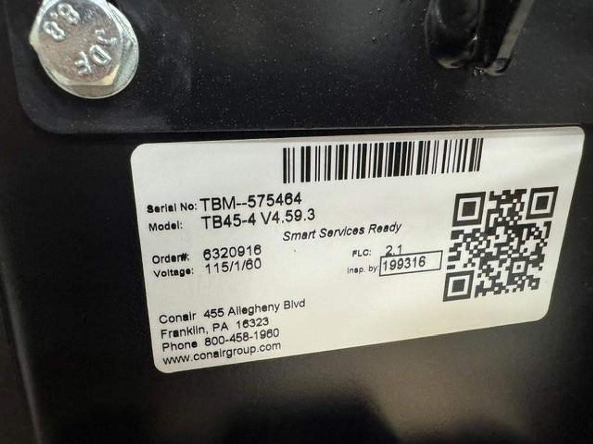175 lb./hr Conair TB45-4 Four Material Blender (2026)