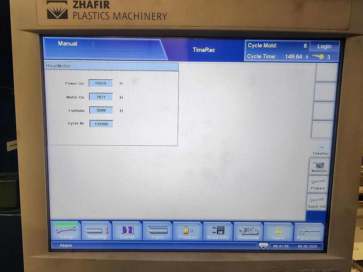 Used 506 Ton, 59.68 Oz., Haitian ZEIII 4500/3350 (B) Electric Injection Molding Machine (2021)