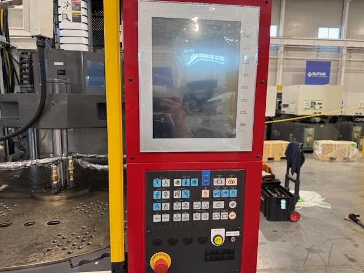 Used 112 Ton, Niigata MDVR110S8000-IM1142 Vertical Injection Molding Machine (2022)