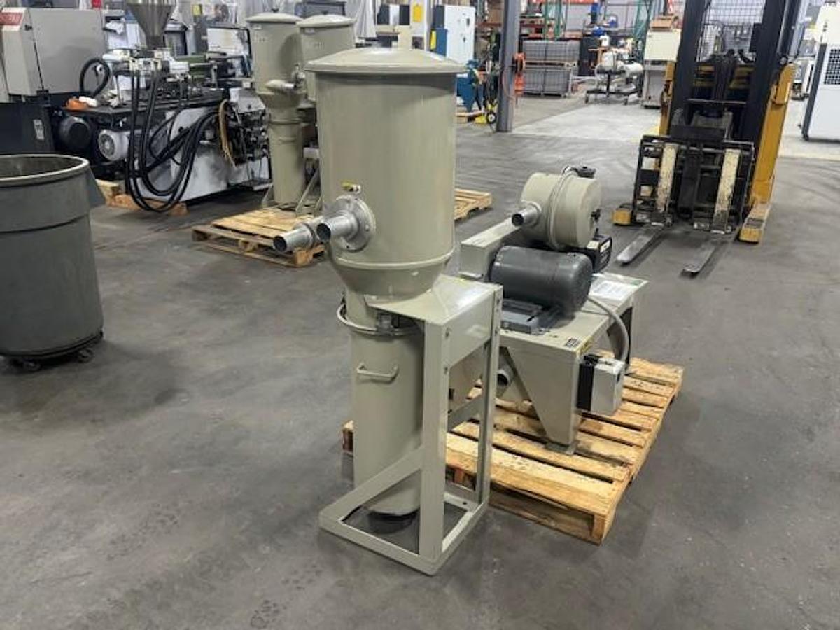 Used Conair PD-5 5 HP Vacuum Pump with Dust Collector