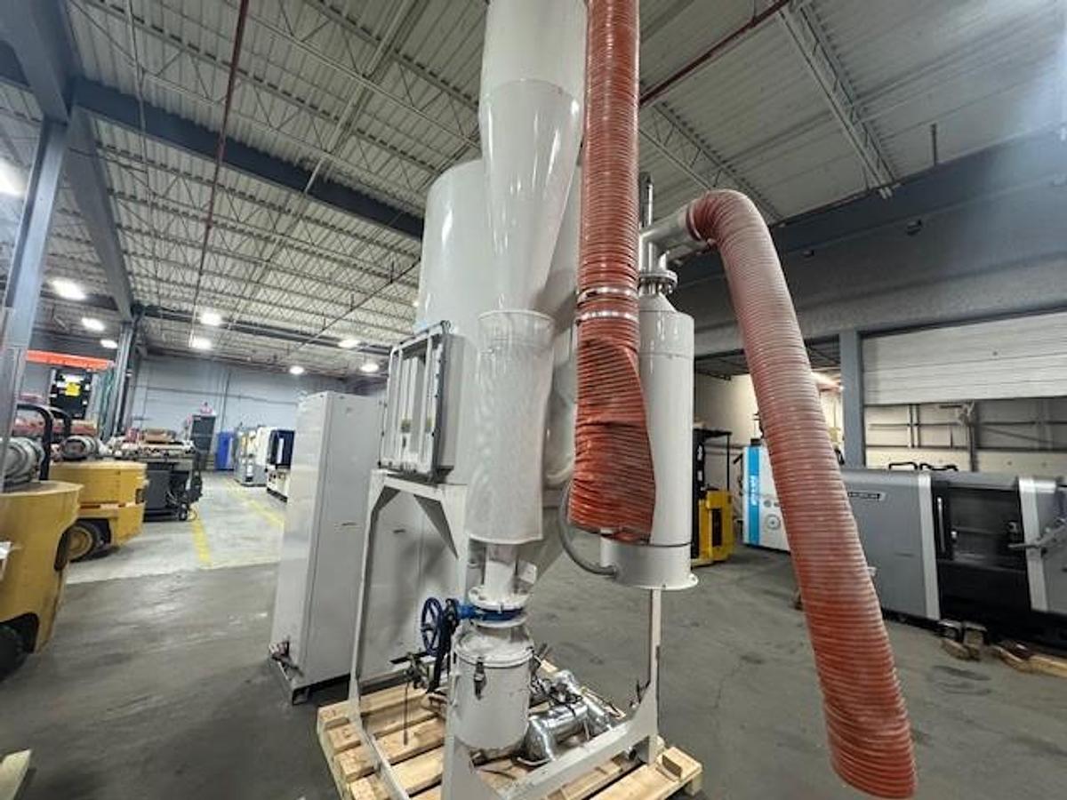 Used Matsui 412 cfm DMZ Series Material Dryer with 2,420 lb. Hopper (2006)