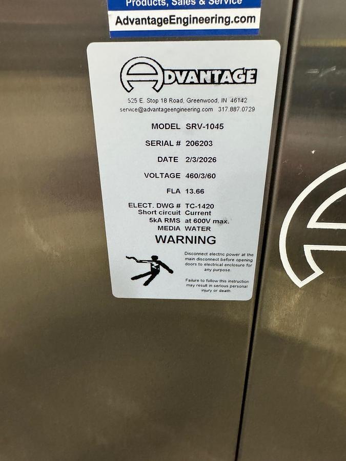 1 HP Advantage Temperature Controller SRV-1045 460v (2026)