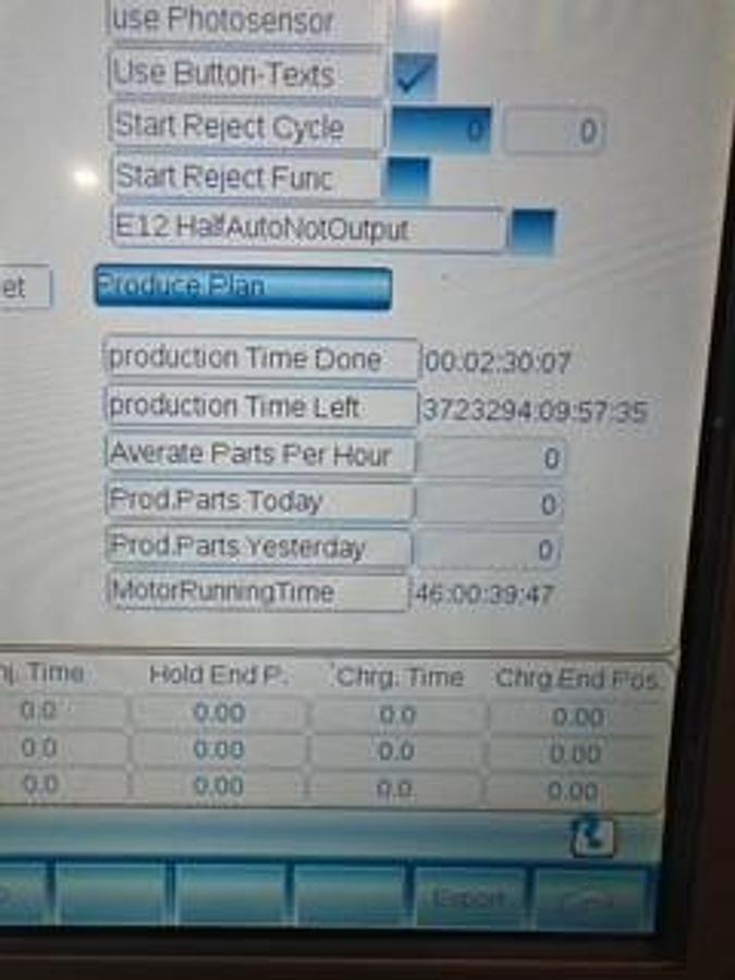 Used 427 Ton, 59.6 Oz., Haitian MAIII 3800/3200 Injection Molding Machine (2022)