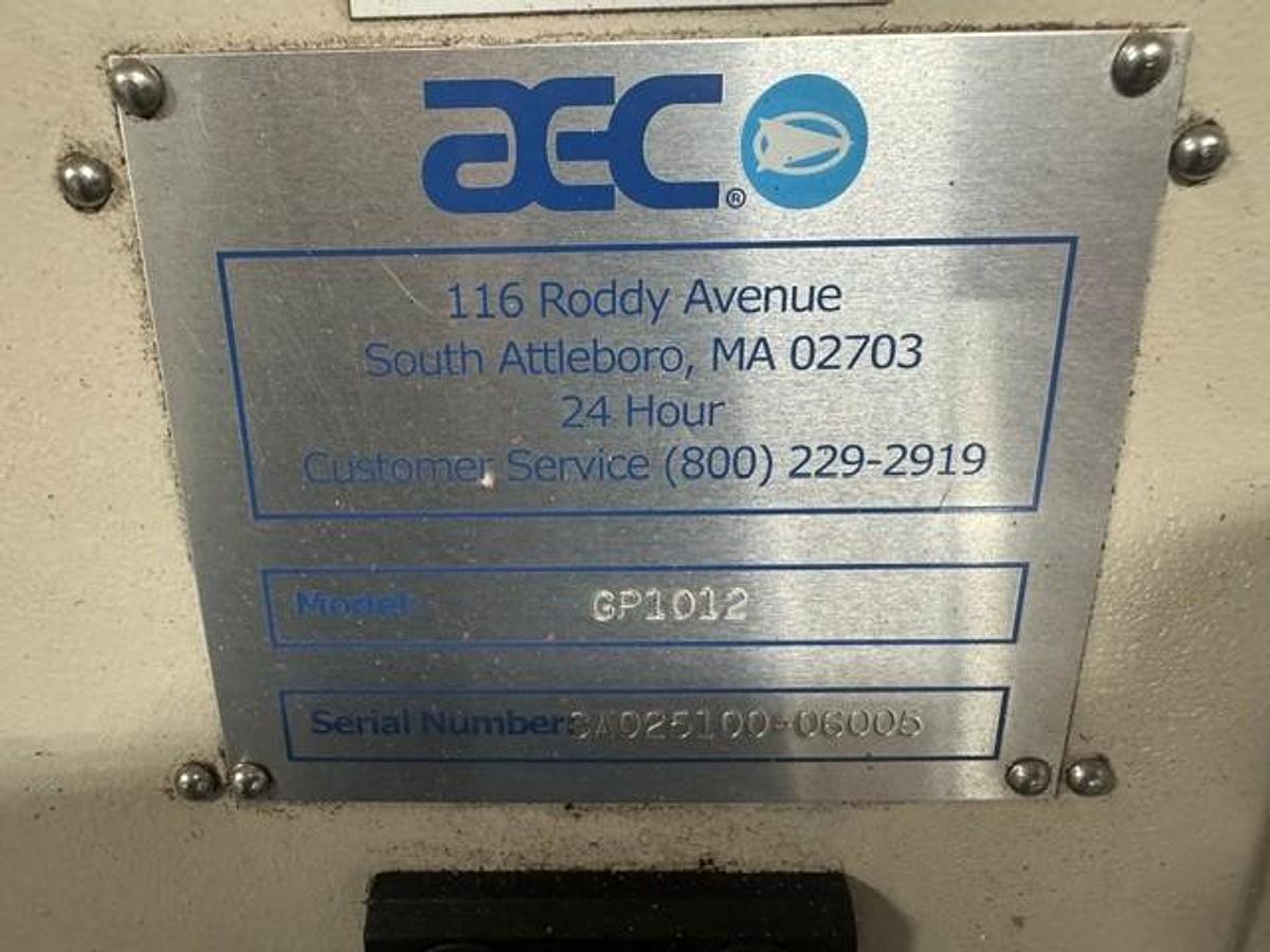 Used 7.5 HP AEC GP1012 Granulator