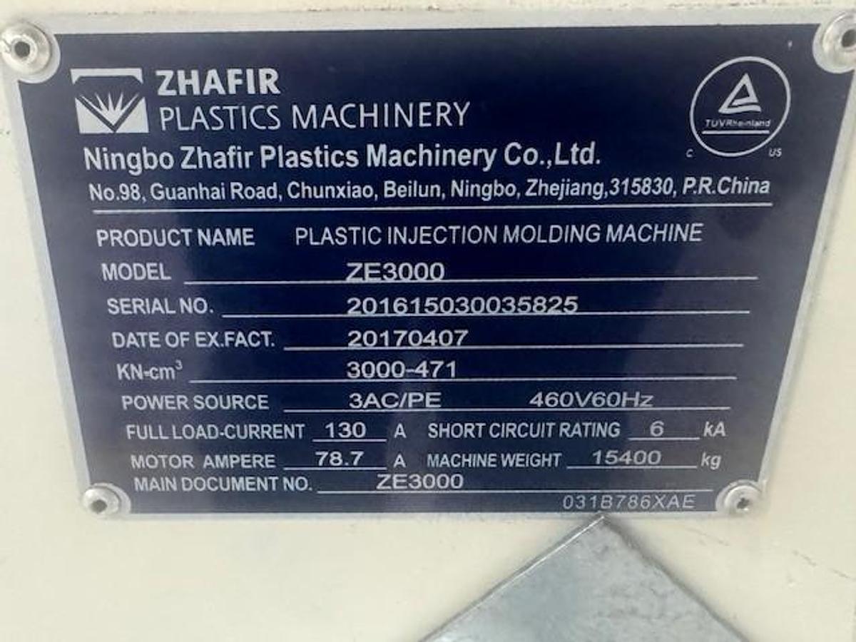 Used Haitian ZE3000 Injection Molding Machine