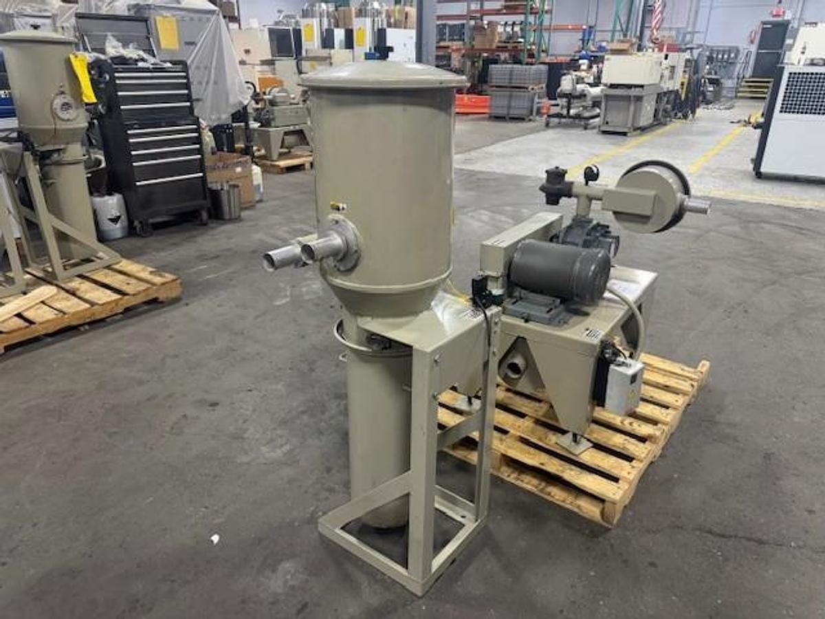 Used Conair PD-5 5 HP Vacuum Pump with Dust Collector