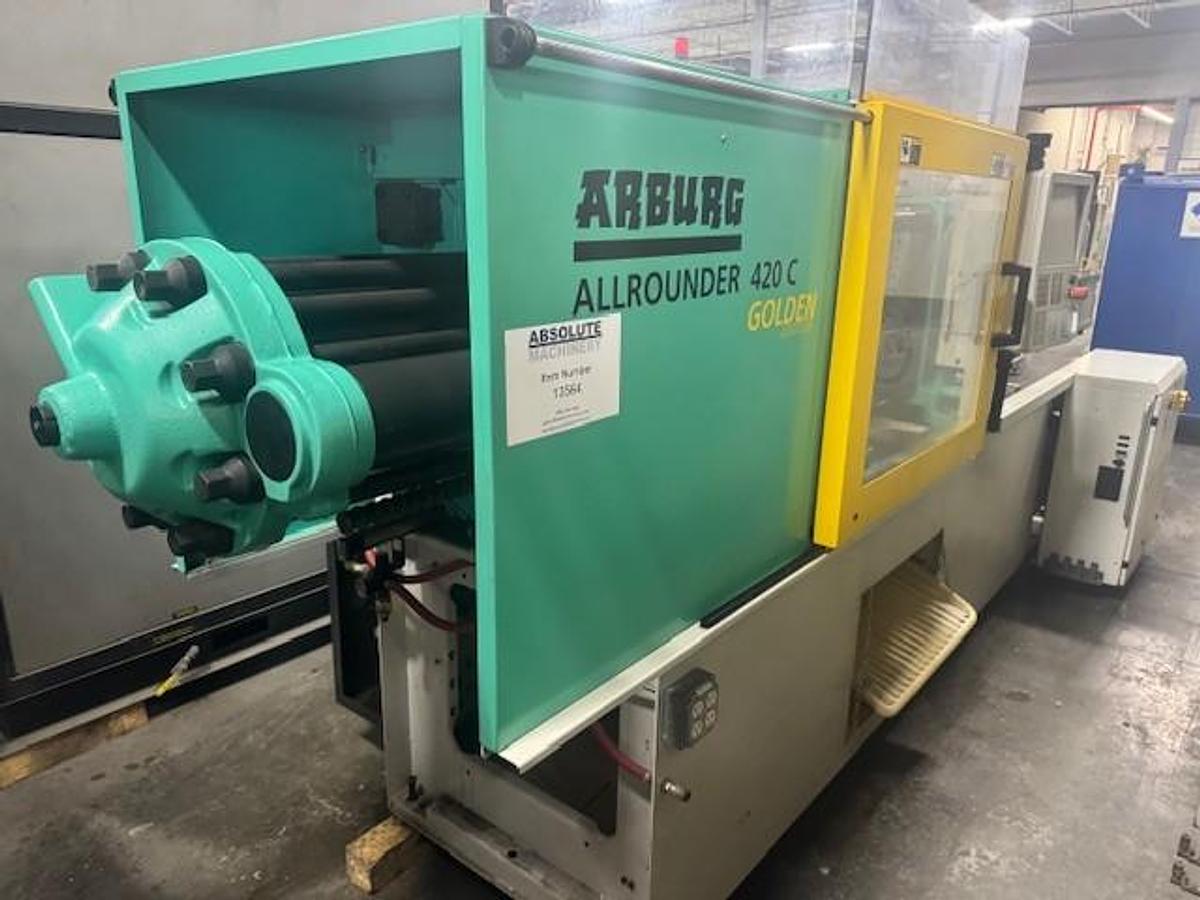 Used 110 Ton, 6.0 Oz., Arburg Allrounder 420C 1000-290 Golden Edition (2011)