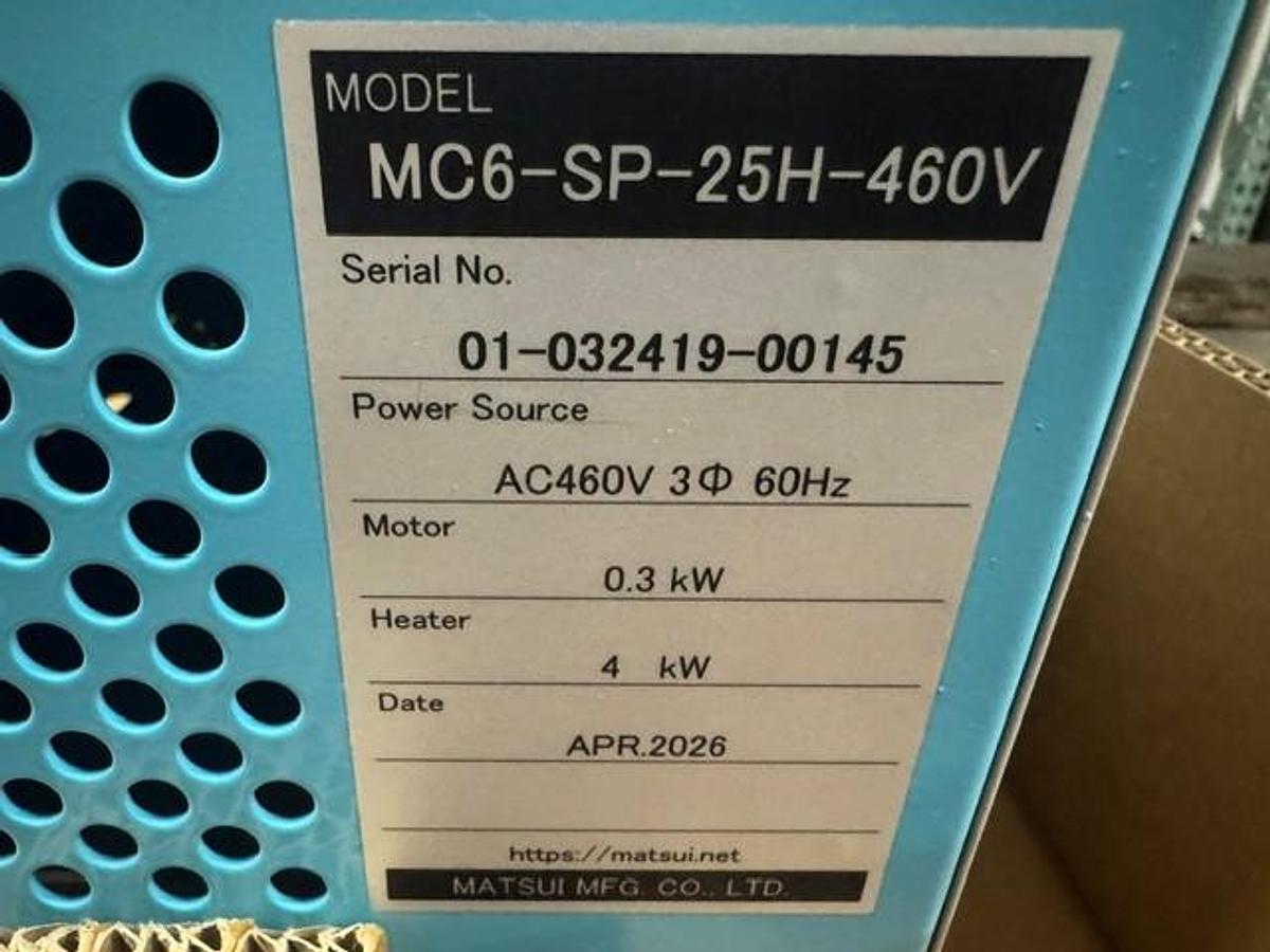 0.4 HP Matsui MC6-SP-25H Temperature Controller (2026)