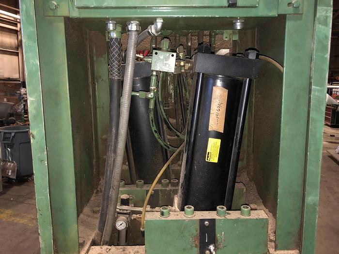 Used 100" ( 2.5 M) LANGSTON DOUBLE UNWIND STAND 60" DIAMETER