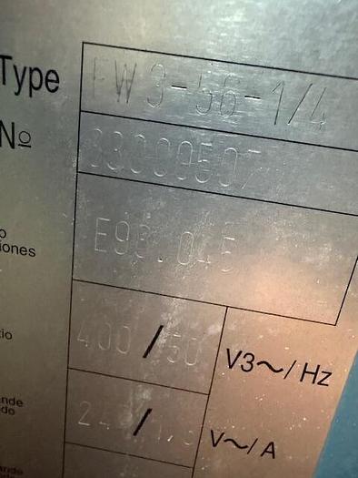 Used MBO FW3 - 56 - 1/4