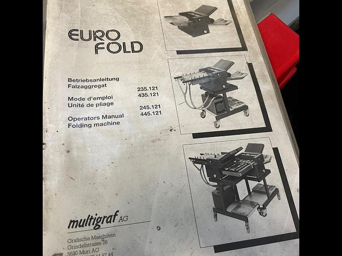 Used MULTIGRAF EUROFOLD 235