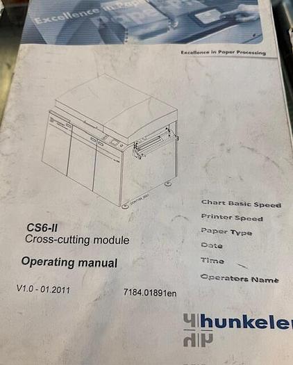 Used 2013 Hunkeler CS6 II