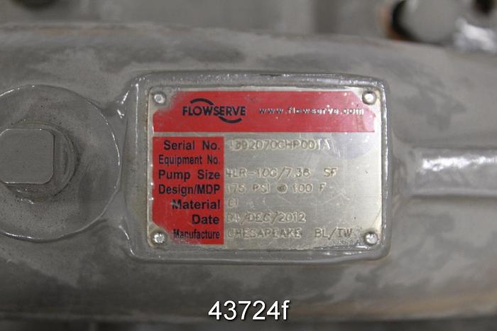 Used Flowserve 4LR-10G Split Case Pump, Ductile Iron Casing #43724