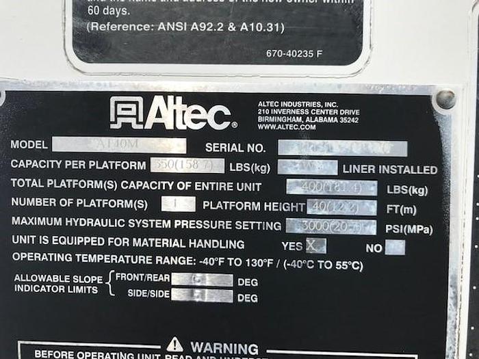 Used 2012 Ford F550 4x4 Altec AT40MH 45ft Bucket Truck