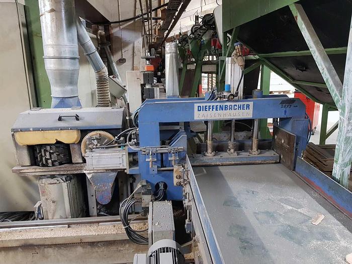 Used 2000 Dieffenbacher Finger jointing system Finger jointing system MEGA 500