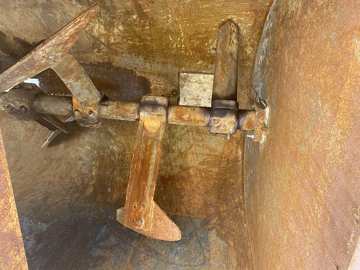 Used Used Marion Mixer approximately 100 cubic feet carbon steel Paddle Mixer