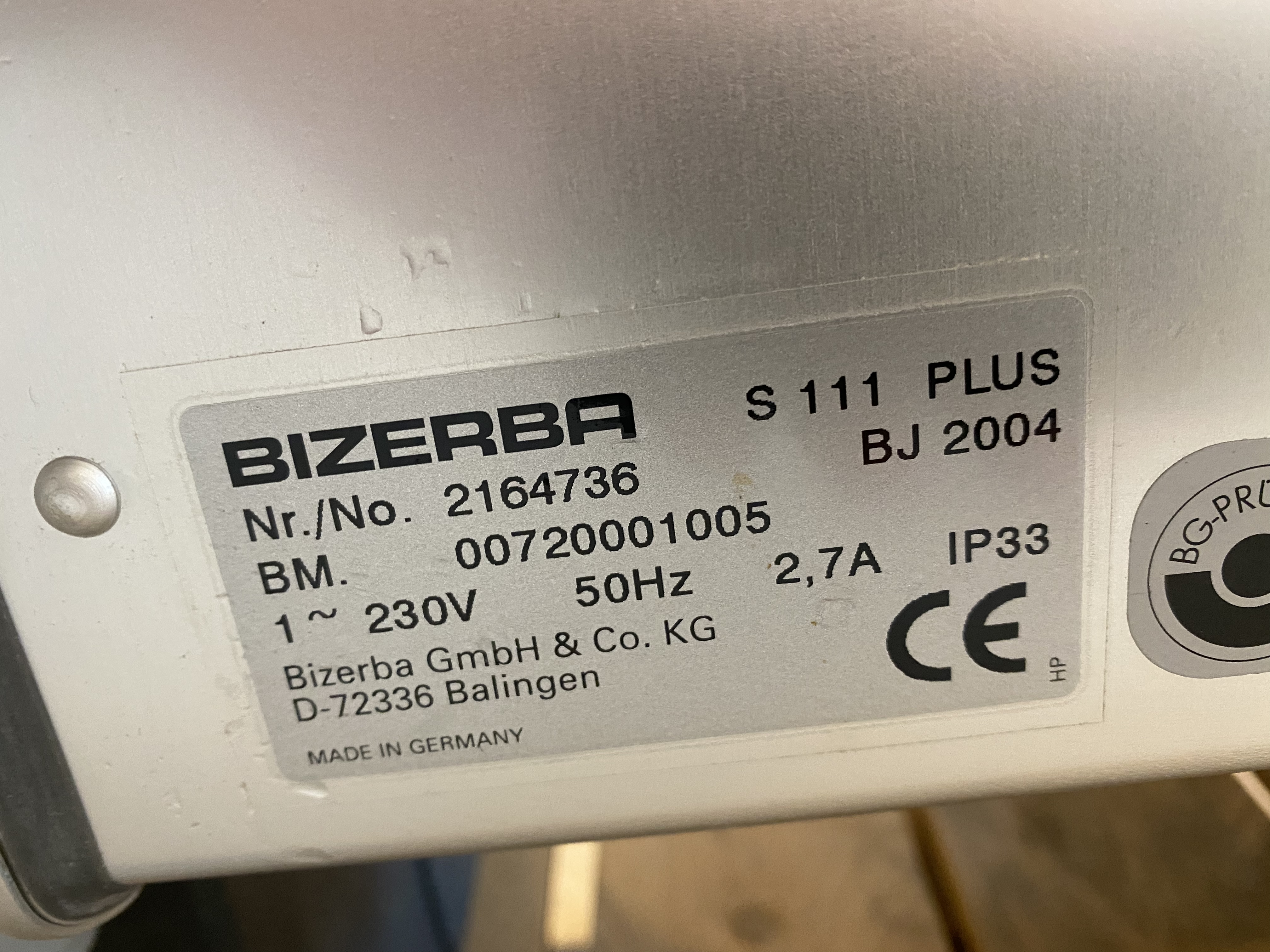 Begagnad 2004 Bizerba S111