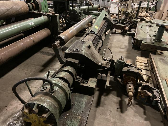 Used 92" (2300MM) CAMERON MODEL 450 TWO DRUM SLITTER REWINDER 60" REWIND DIAMETER