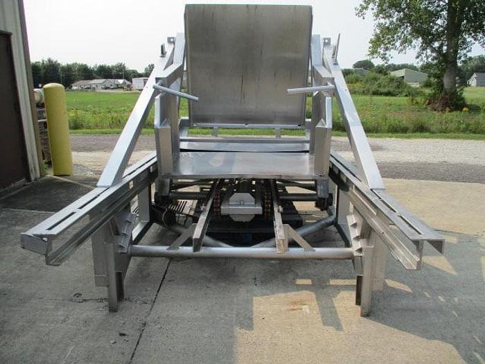 Used RMF Vat Dumper; Md#110; Two-Stage; 8' Dump Height