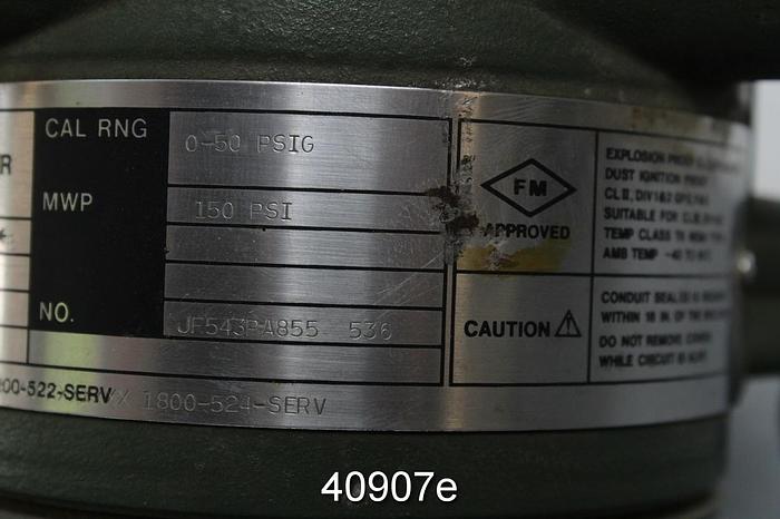 Used UNI Model FMF1/TP-W/BR2/COM-H Pressure Transmitter #40907