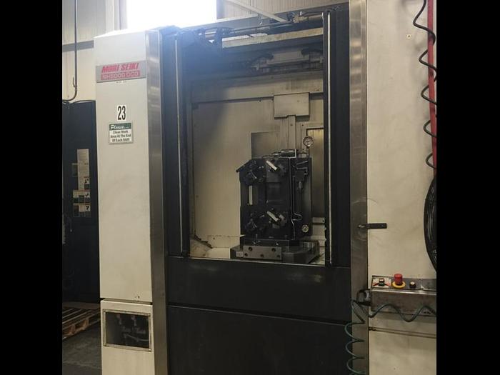 Used 28.7"X, 28.7"Y, 33.5"Z, MORI SEIKI, 2007, NH5000/40DCG, CNC HORIZONTAL MACHINING CENTER