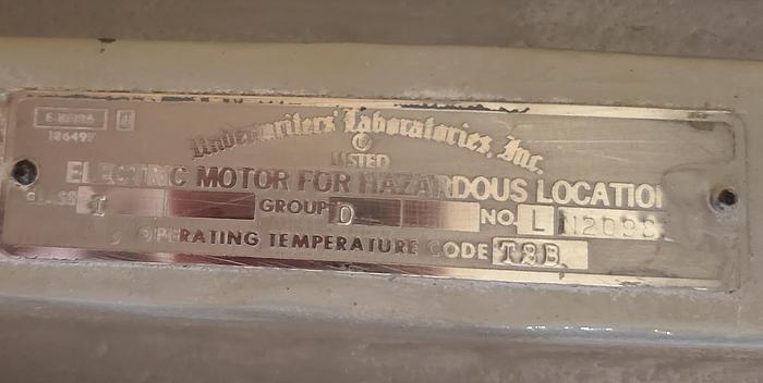 Used 60 HP HOCKMEYER HIGH SPEED DISPERSER - VARIABLE SPEED - XP