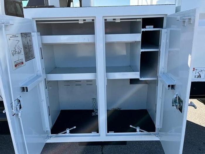 Used C59623 Terex Hiranger XT60 65ft Bucket Boom on 2010 Ford F750 Forestry Dump Truck