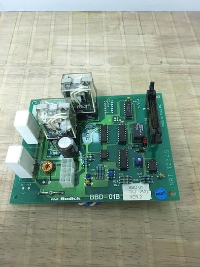 Used Sodick, BBD-01B, PC Board, S/N- TKJ1591, VER 2