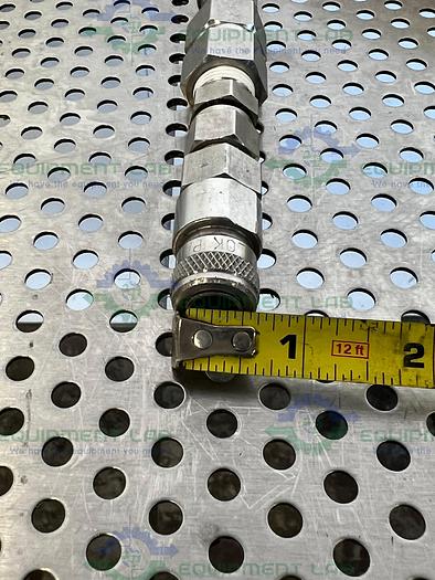 Used SF Medical  CW100 Neutrasil Silicone 129" Hose w/ Compression Fitting to Threaded