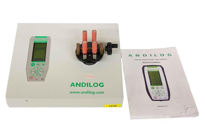 Used Andilog Centormeter EA Centor Torque Gauge Calibration Bench Packaging Test 1410