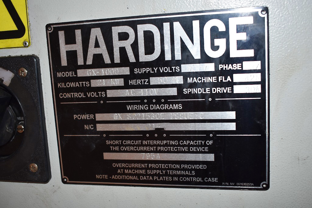 Used Hardinge GX 1000 - Vertical Machining Center - 2008