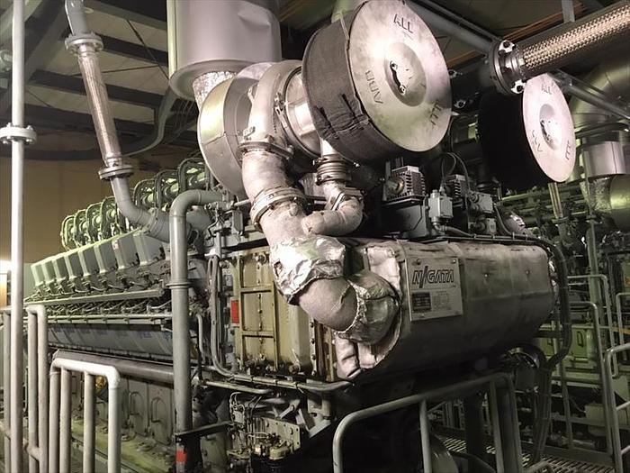 Used Niigata 18V22AG gas generator two sets in excellent working condition.