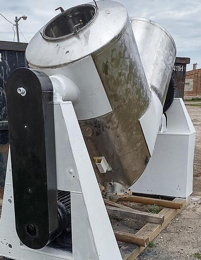 Used Patterson Kelley 30 cuft Twin Shell blender SS