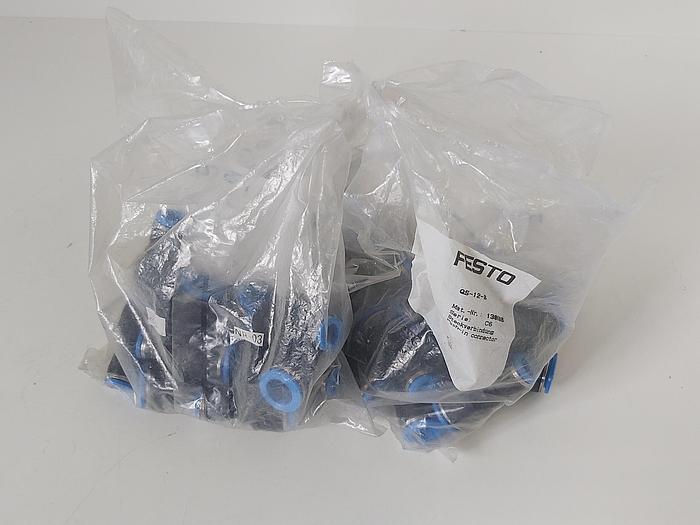34 Stück Steckverbinder, QS-12-8, 130608, Festo neu