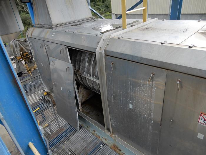 Used FKC TWIN SCREW PRESS MODEL FKC RST-HCW 775 X 3600L MFG. 2008