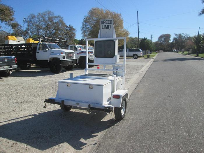Used Portable Radar Speed Indicator Trailer