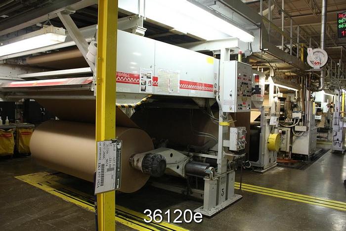 Used Agnati-BHS 98" (2500 mm) Corrugator, C/B Flute and Double Face #36120