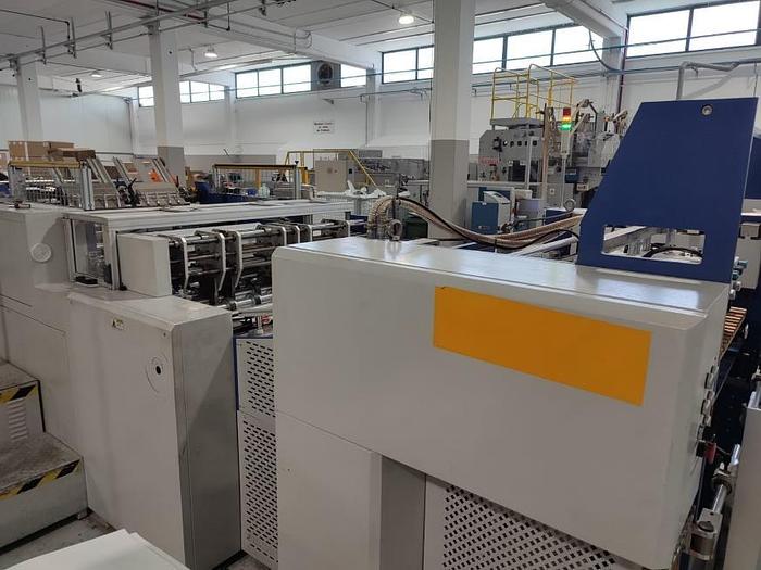 Used (visible in production) 2018 ZENBO ZB 1200CT-430 - Automatic Sheet-feeding Paper Bag Making Machine (gift paper bag)