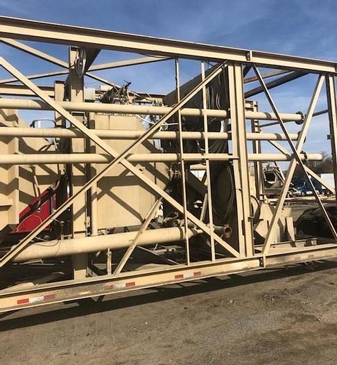 Used Rex Portable 150 Ton Split Cement Silo and Scale