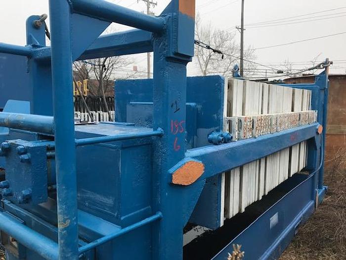 Used 50 CU. FT. JWI FILTER PRESS - 1200 MM - C.G.R.