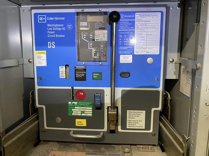 Used CUTLER HAMMER 3000 / 4500 KVA DRY TYPE TRANSFORMER W/ BREAKERS AND SWITCH