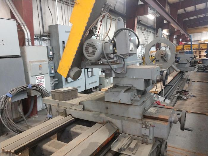 Used Gurutzpe Engine Lathe, 72" x 648", 62" Chuck, 60" SOCS, 100hp, 200 rpm, steady rest, ID17584