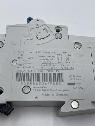 Used Allen-Bradley M1C030 Ser D