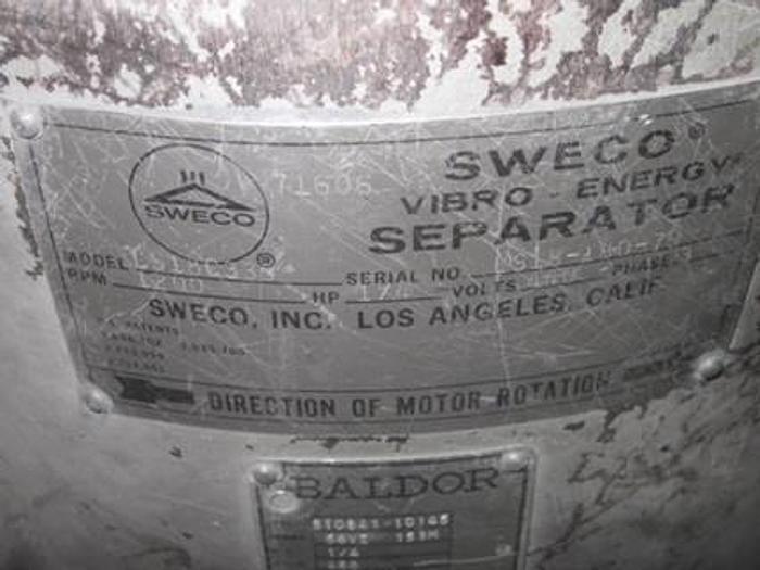 Used 18" SWECO SCREENER - 2 DECK - C/S