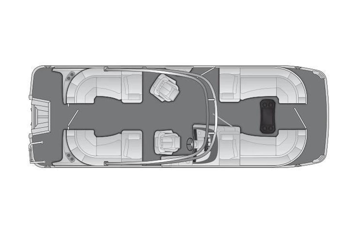 2023 Bennington 23 RFBA Deluxe Folding Open Sport Arch