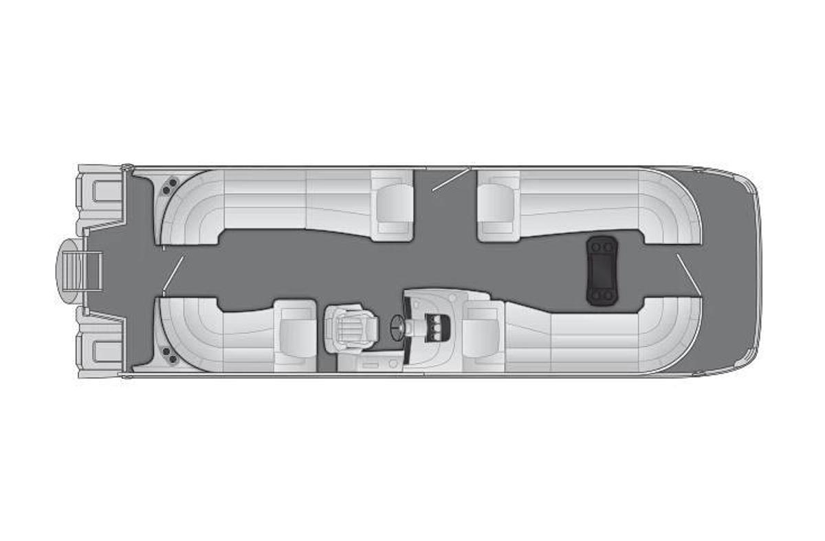 2023 Bennington 27 RXFBC T2 Standard Beam, Twin Engine