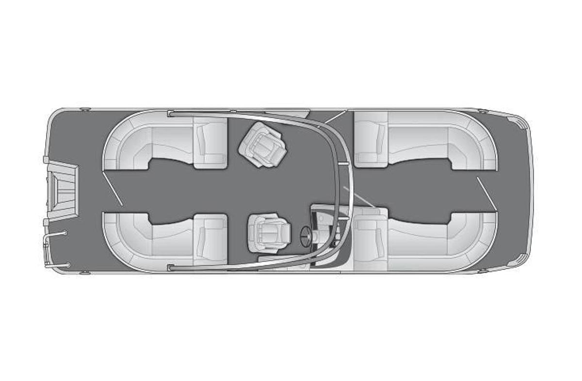 2023 Bennington 23 RSRA Deluxe Folding Open Sport Arch