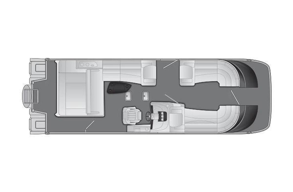 2023 Bennington 27 QXSB T2 Standard Beam, Twin Engine